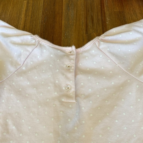 TAHARI Adorable Pink and White Polka Dot Dress with Bow. Size 3T. Short sleeve. - Picture 14 of 14